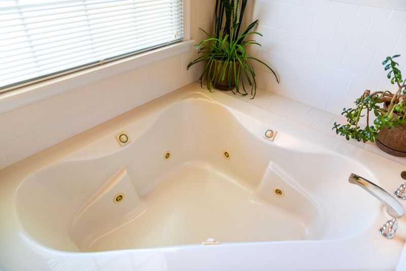 Corner Bathtub with Jets